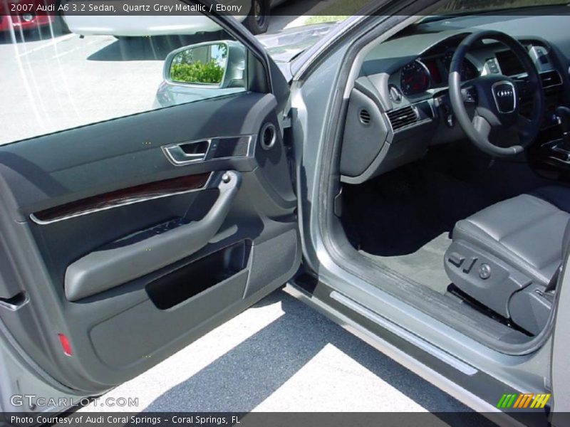 Quartz Grey Metallic / Ebony 2007 Audi A6 3.2 Sedan