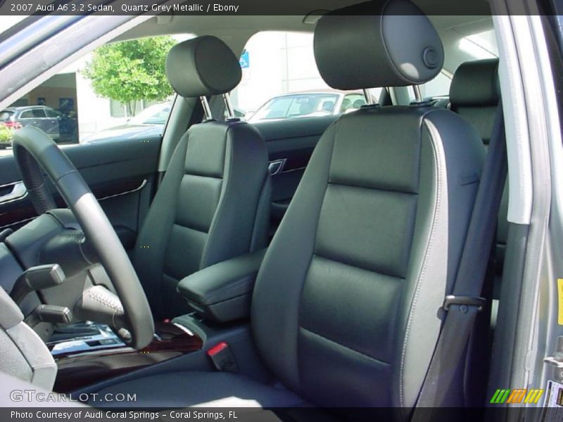Quartz Grey Metallic / Ebony 2007 Audi A6 3.2 Sedan