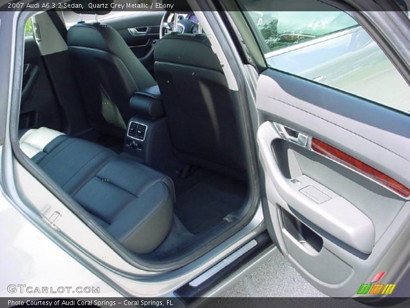 Quartz Grey Metallic / Ebony 2007 Audi A6 3.2 Sedan