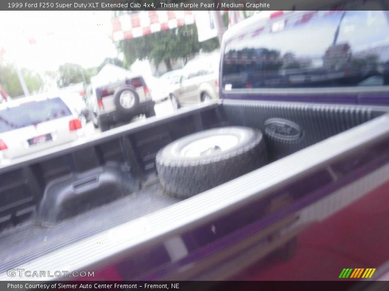 Thistle Purple Pearl / Medium Graphite 1999 Ford F250 Super Duty XLT Extended Cab 4x4