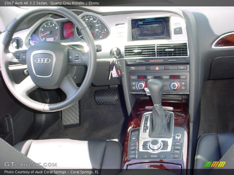 Quartz Grey Metallic / Ebony 2007 Audi A6 3.2 Sedan