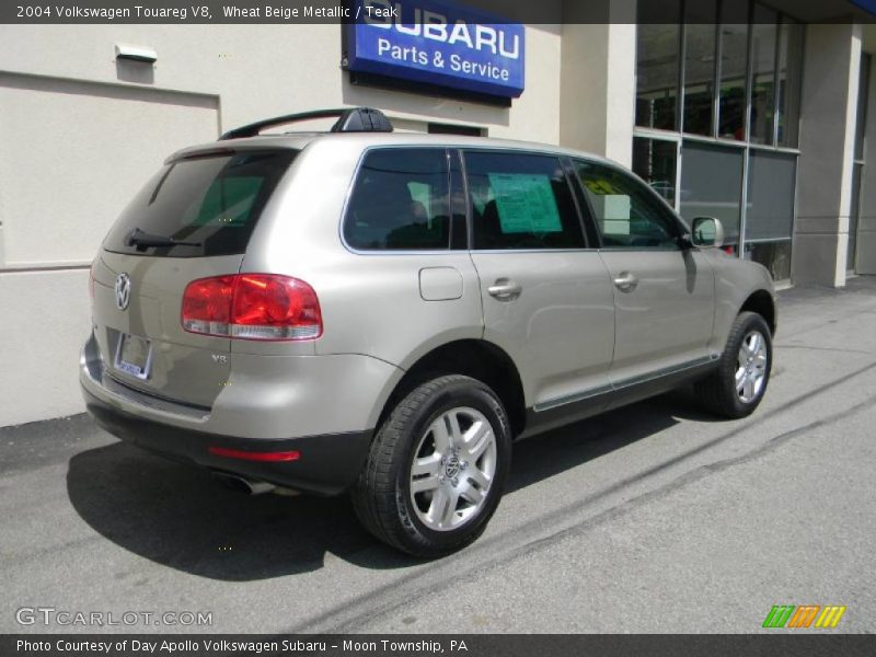 Wheat Beige Metallic / Teak 2004 Volkswagen Touareg V8