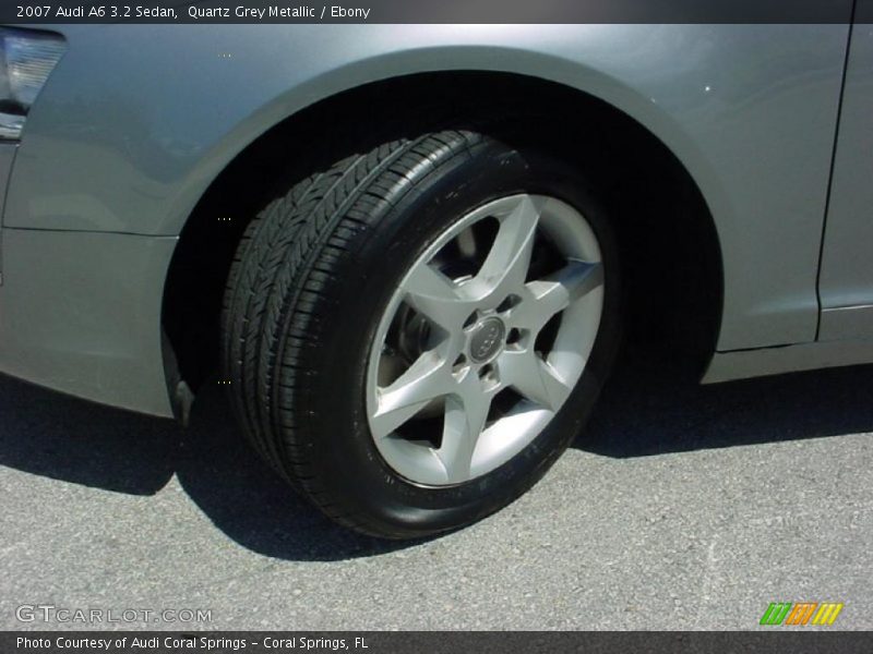 Quartz Grey Metallic / Ebony 2007 Audi A6 3.2 Sedan