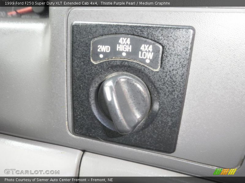 Thistle Purple Pearl / Medium Graphite 1999 Ford F250 Super Duty XLT Extended Cab 4x4