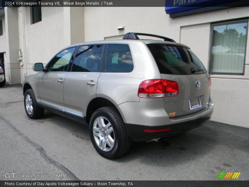 Wheat Beige Metallic / Teak 2004 Volkswagen Touareg V8