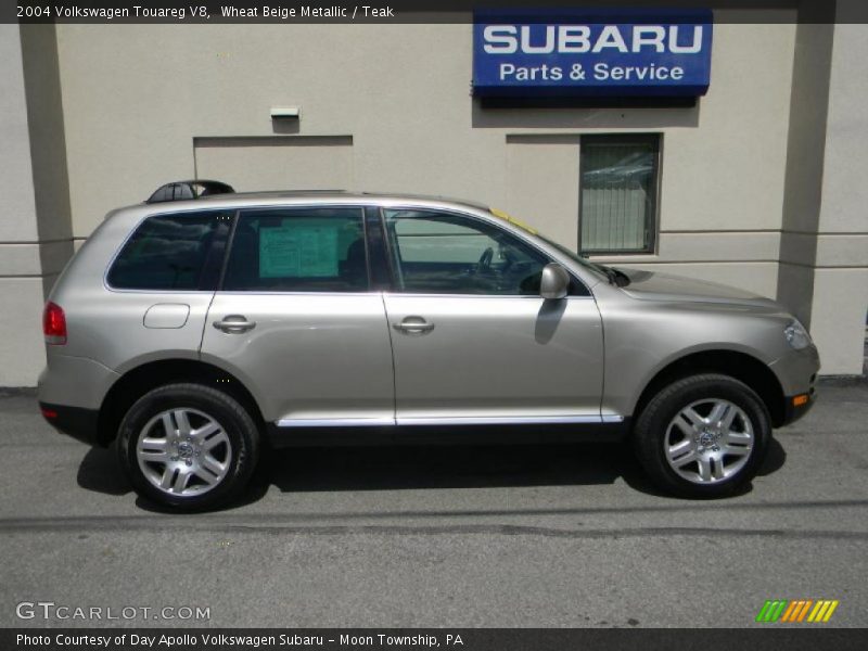 Wheat Beige Metallic / Teak 2004 Volkswagen Touareg V8