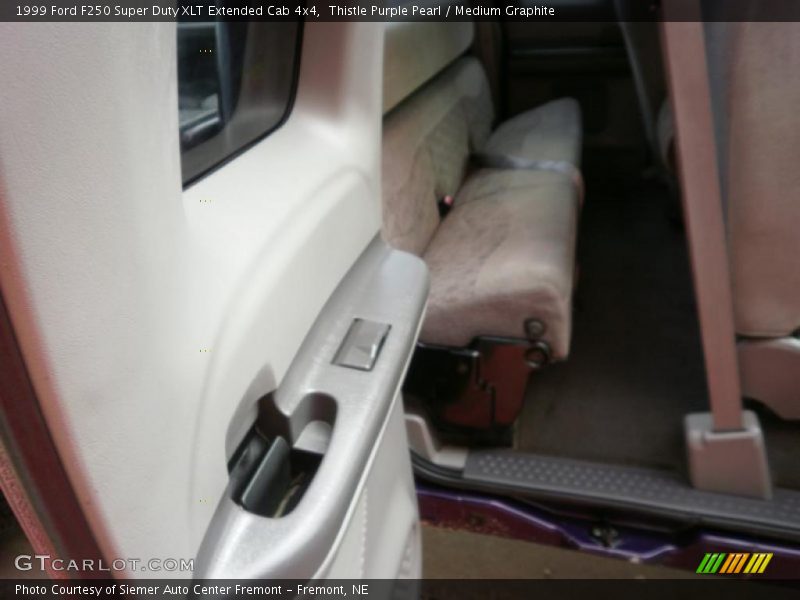 Thistle Purple Pearl / Medium Graphite 1999 Ford F250 Super Duty XLT Extended Cab 4x4