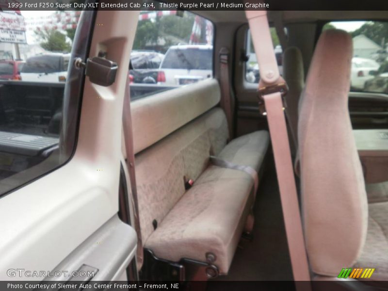 Thistle Purple Pearl / Medium Graphite 1999 Ford F250 Super Duty XLT Extended Cab 4x4