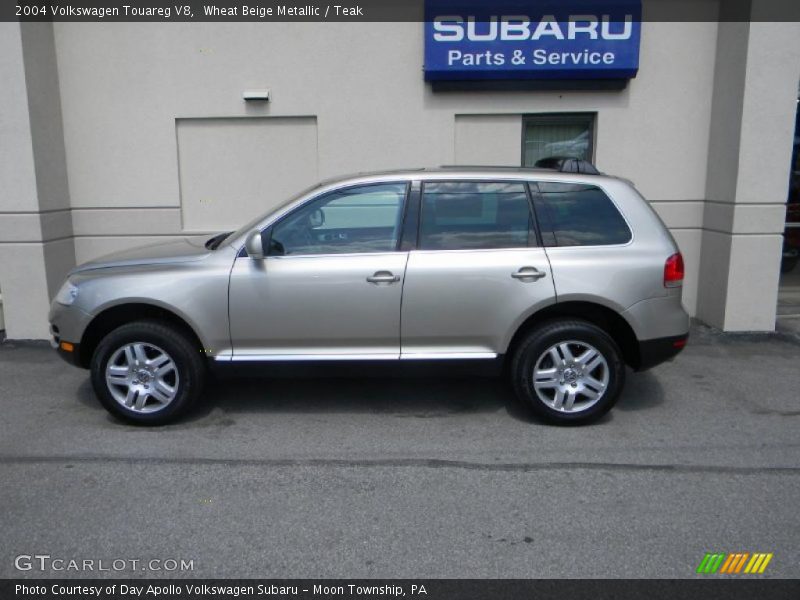 Wheat Beige Metallic / Teak 2004 Volkswagen Touareg V8