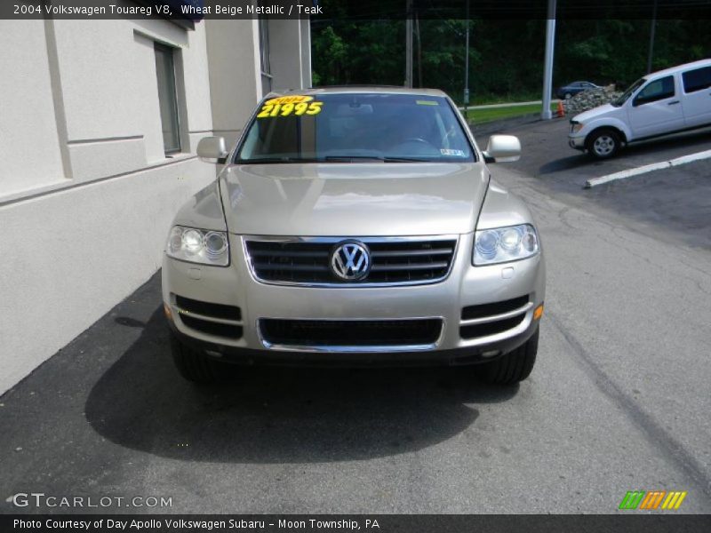 Wheat Beige Metallic / Teak 2004 Volkswagen Touareg V8