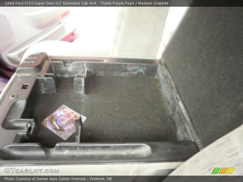 Thistle Purple Pearl / Medium Graphite 1999 Ford F250 Super Duty XLT Extended Cab 4x4