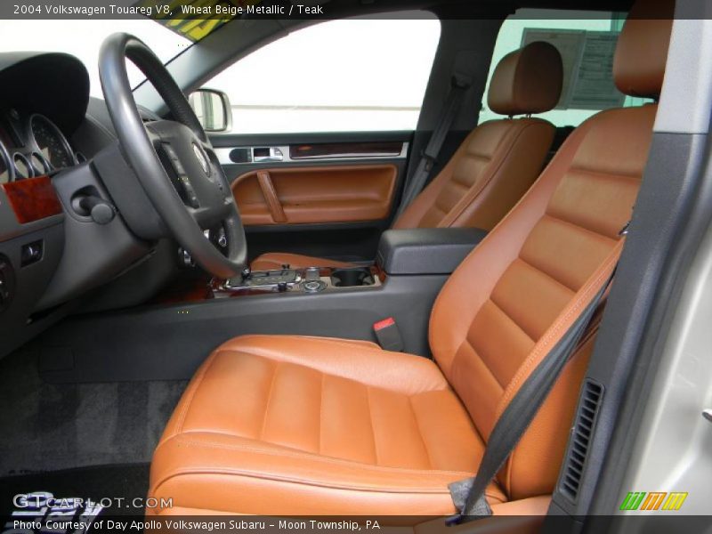 Wheat Beige Metallic / Teak 2004 Volkswagen Touareg V8