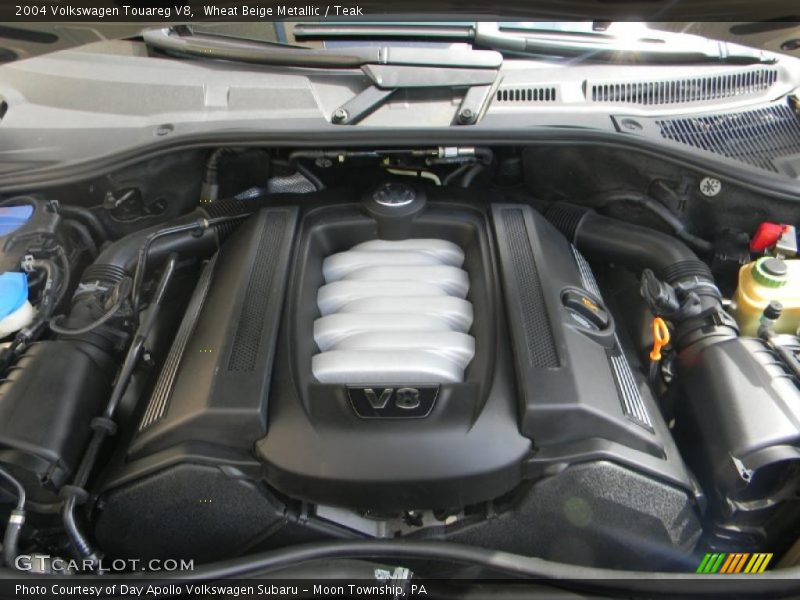 Wheat Beige Metallic / Teak 2004 Volkswagen Touareg V8