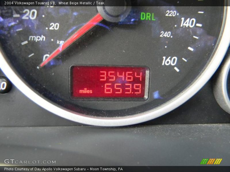 Wheat Beige Metallic / Teak 2004 Volkswagen Touareg V8