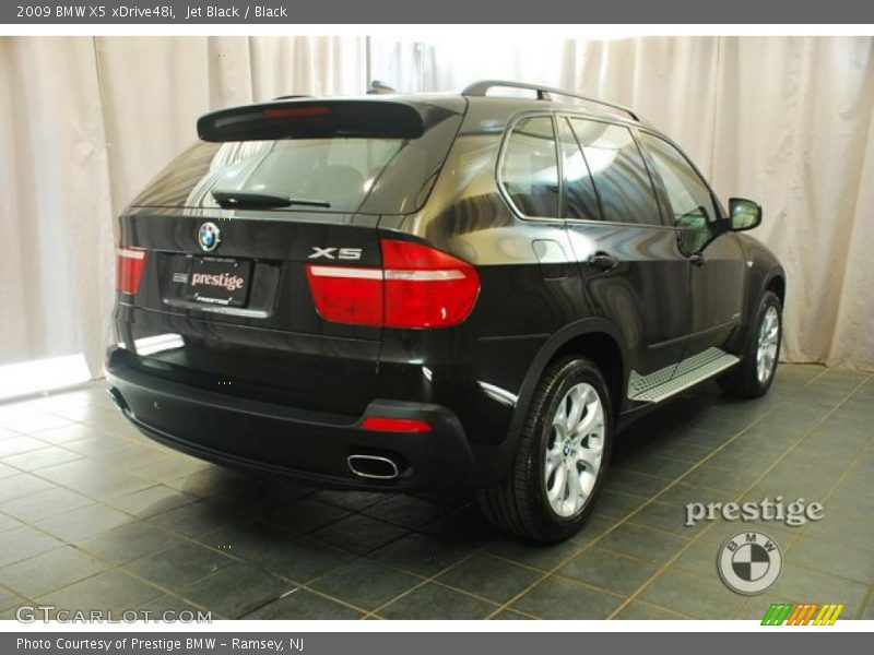 Jet Black / Black 2009 BMW X5 xDrive48i