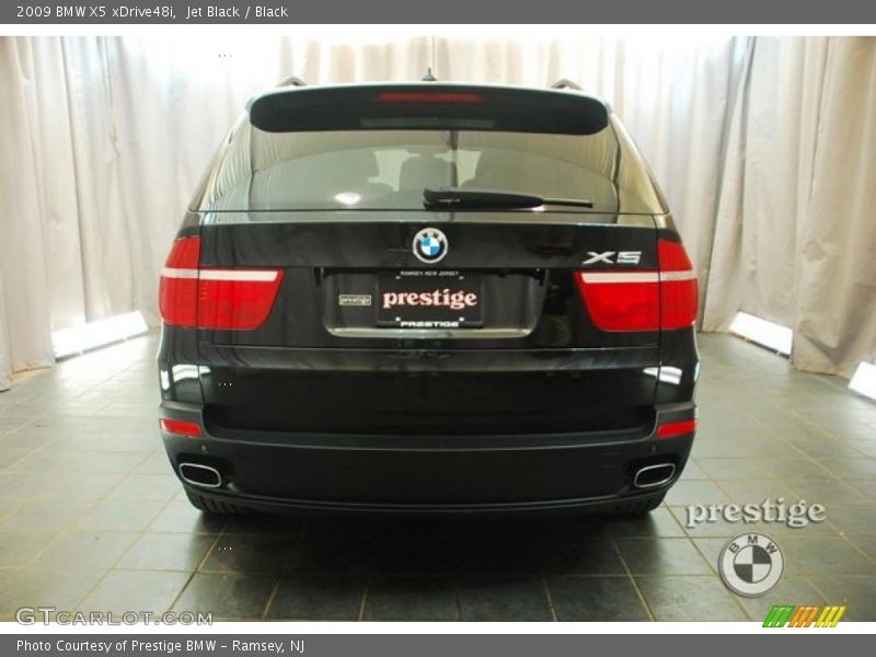 Jet Black / Black 2009 BMW X5 xDrive48i
