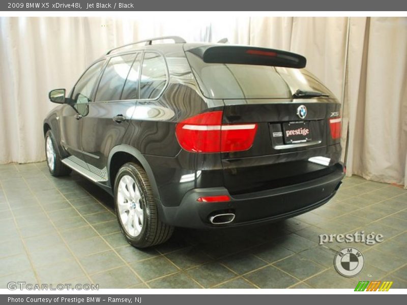 Jet Black / Black 2009 BMW X5 xDrive48i
