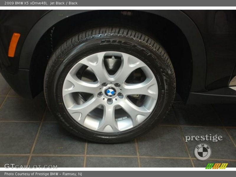 Jet Black / Black 2009 BMW X5 xDrive48i