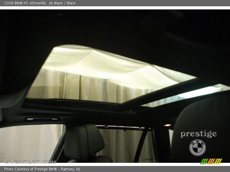 Jet Black / Black 2009 BMW X5 xDrive48i