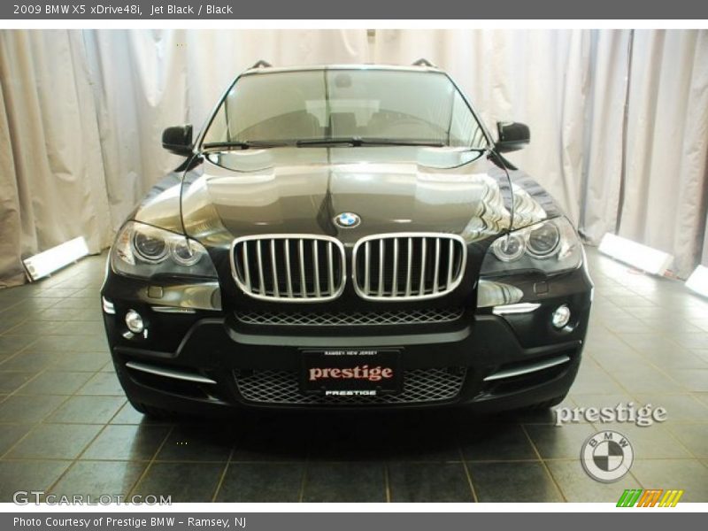 Jet Black / Black 2009 BMW X5 xDrive48i
