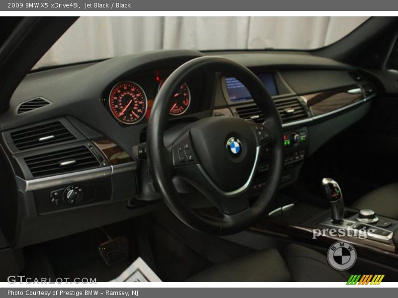 Jet Black / Black 2009 BMW X5 xDrive48i