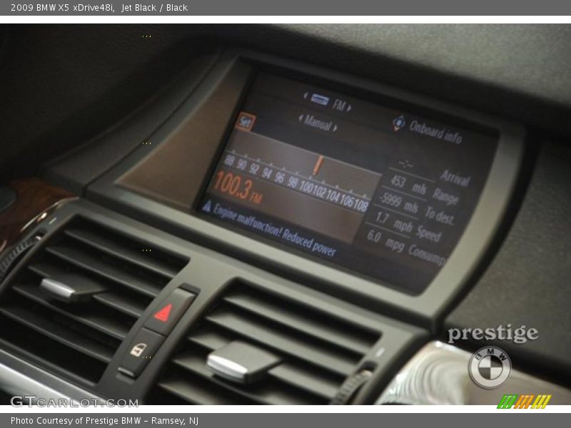 Jet Black / Black 2009 BMW X5 xDrive48i