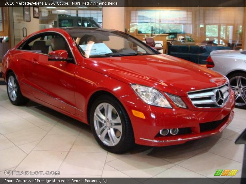 Mars Red / Almond Beige 2010 Mercedes-Benz E 350 Coupe