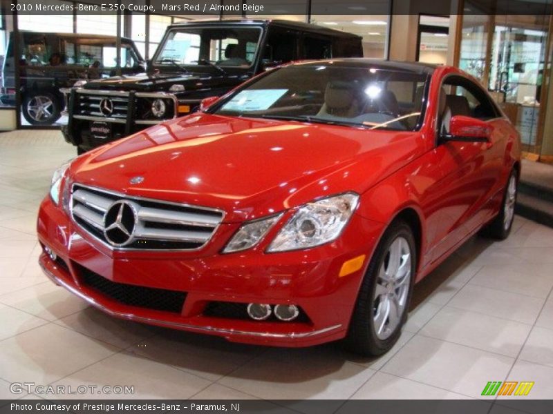 Mars Red / Almond Beige 2010 Mercedes-Benz E 350 Coupe