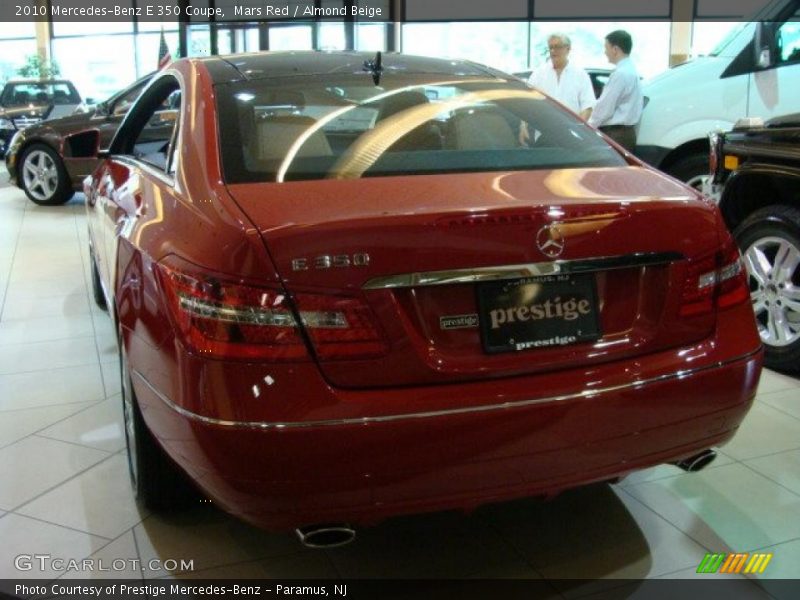 Mars Red / Almond Beige 2010 Mercedes-Benz E 350 Coupe