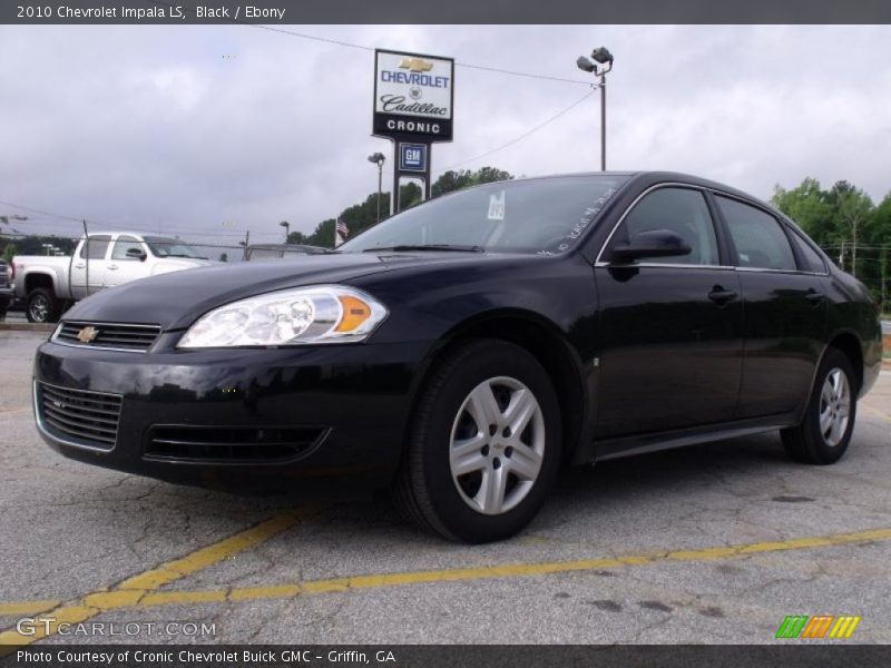 Black / Ebony 2010 Chevrolet Impala LS
