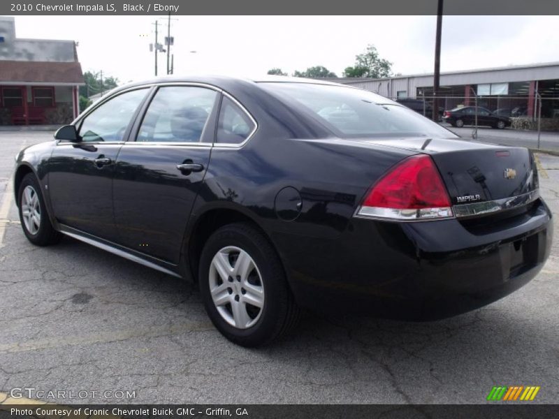 Black / Ebony 2010 Chevrolet Impala LS