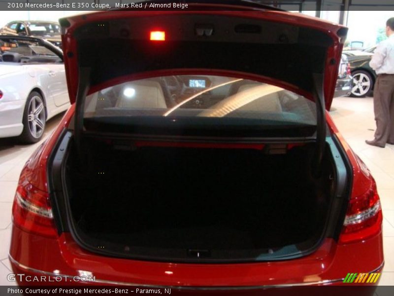 Mars Red / Almond Beige 2010 Mercedes-Benz E 350 Coupe