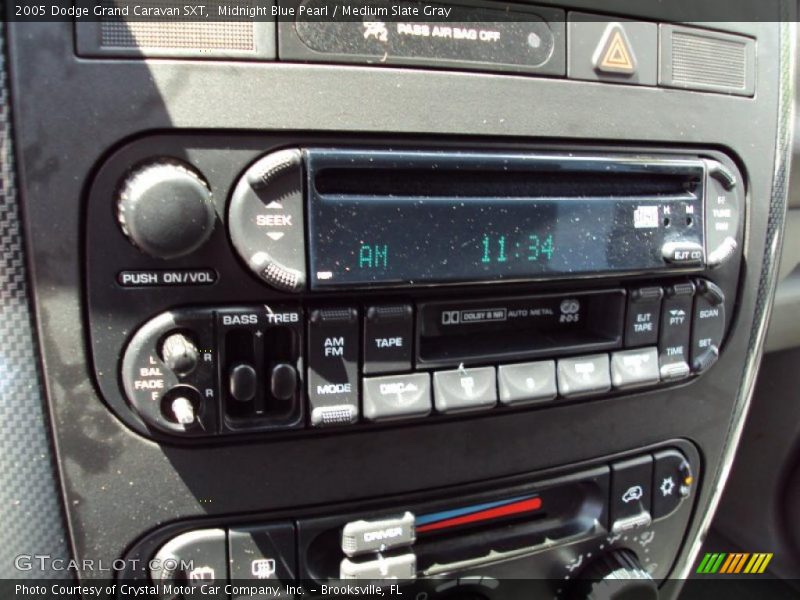 Midnight Blue Pearl / Medium Slate Gray 2005 Dodge Grand Caravan SXT
