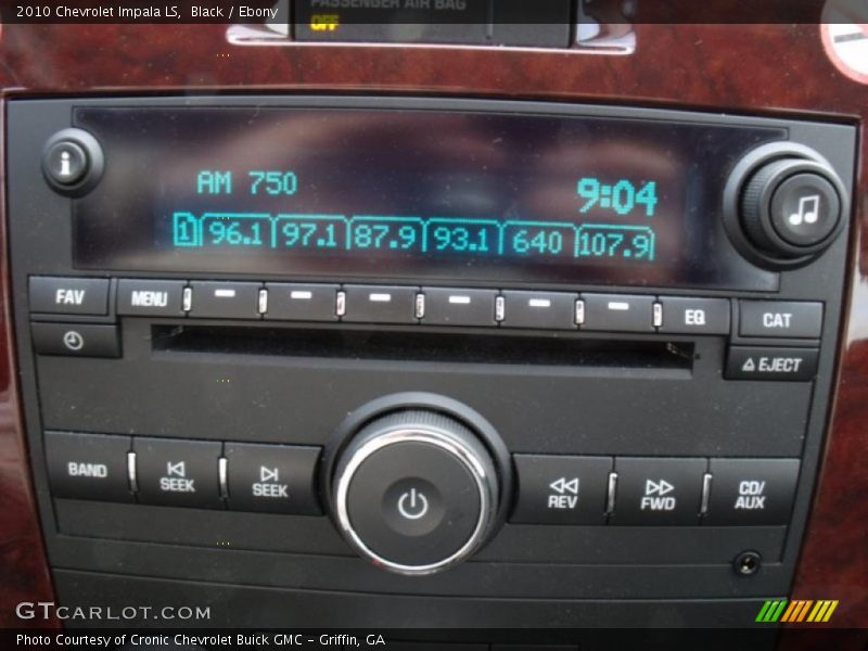 Black / Ebony 2010 Chevrolet Impala LS
