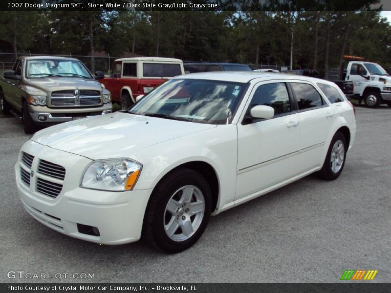Stone White / Dark Slate Gray/Light Graystone 2007 Dodge Magnum SXT