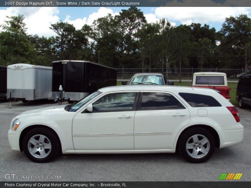 Stone White / Dark Slate Gray/Light Graystone 2007 Dodge Magnum SXT