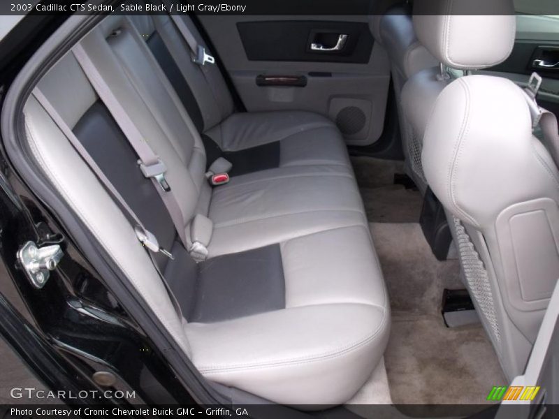 Sable Black / Light Gray/Ebony 2003 Cadillac CTS Sedan