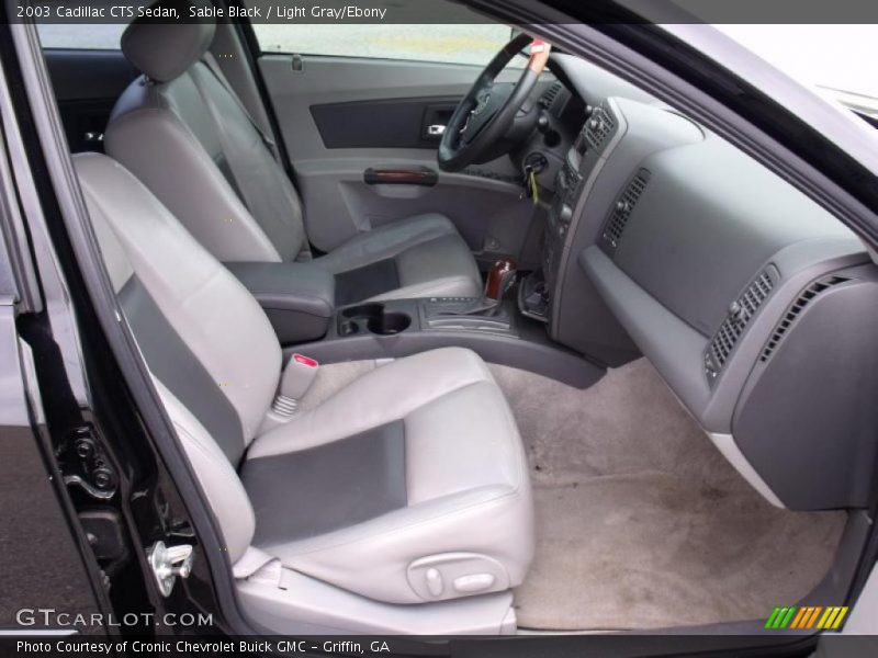 Sable Black / Light Gray/Ebony 2003 Cadillac CTS Sedan