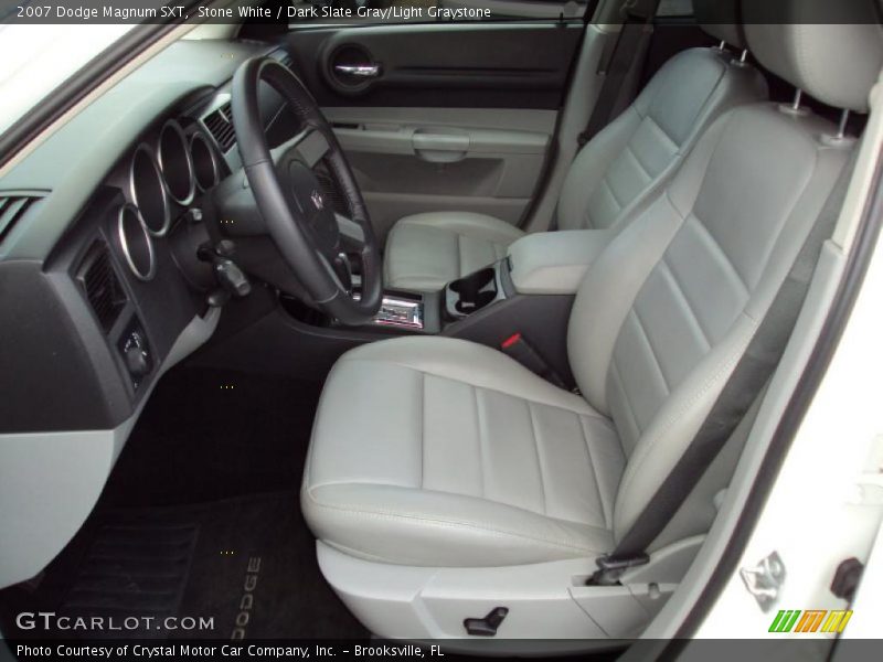 Stone White / Dark Slate Gray/Light Graystone 2007 Dodge Magnum SXT