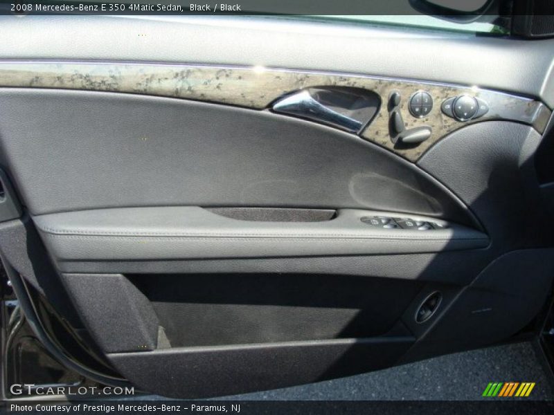 Black / Black 2008 Mercedes-Benz E 350 4Matic Sedan