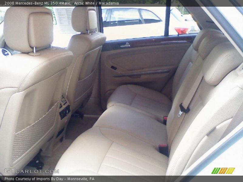 Arctic White / Macadamia 2008 Mercedes-Benz ML 350 4Matic