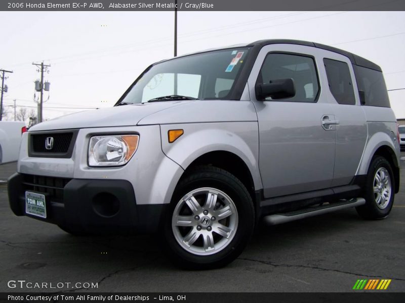 Alabaster Silver Metallic / Gray/Blue 2006 Honda Element EX-P AWD