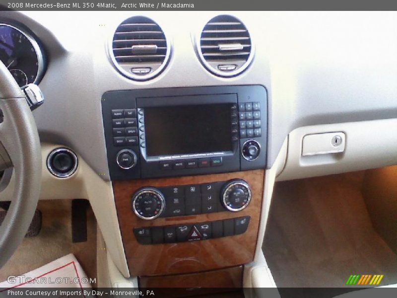 Arctic White / Macadamia 2008 Mercedes-Benz ML 350 4Matic