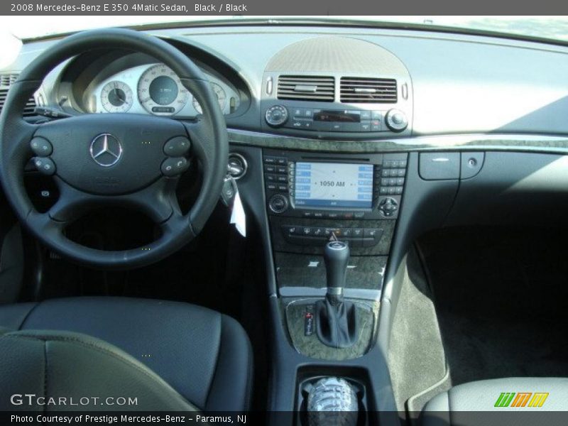 Black / Black 2008 Mercedes-Benz E 350 4Matic Sedan