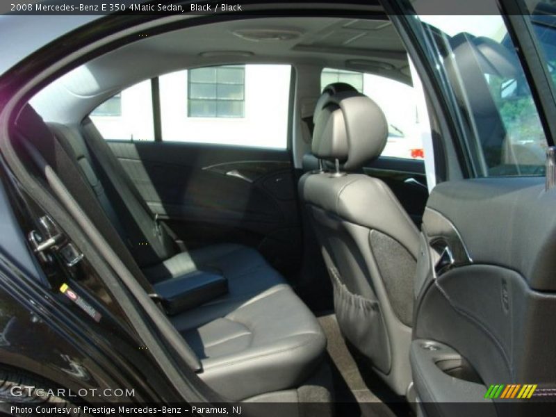 Black / Black 2008 Mercedes-Benz E 350 4Matic Sedan