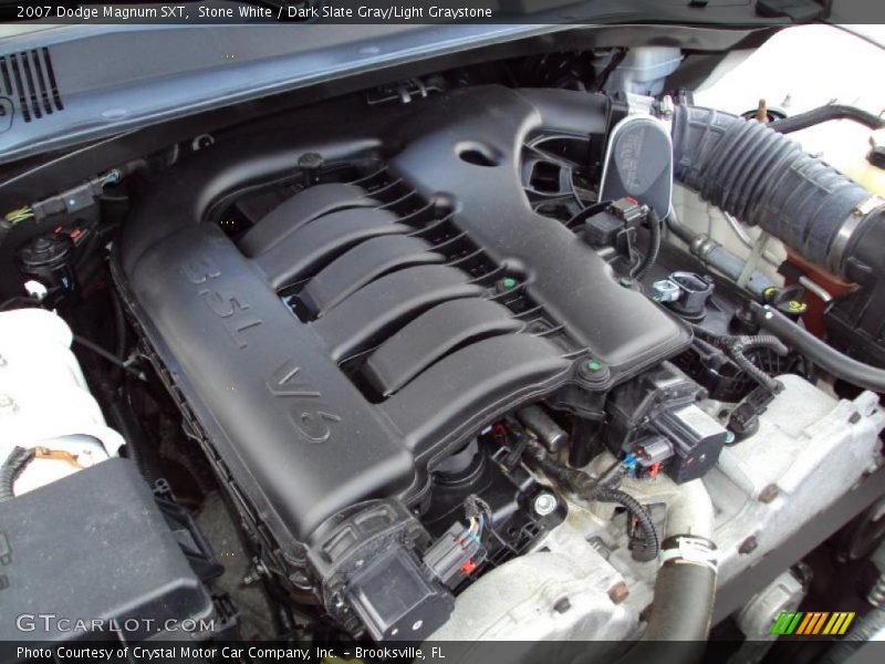 Stone White / Dark Slate Gray/Light Graystone 2007 Dodge Magnum SXT