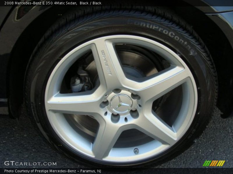 Black / Black 2008 Mercedes-Benz E 350 4Matic Sedan