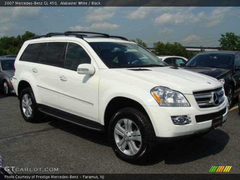 Alabaster White / Black 2007 Mercedes-Benz GL 450