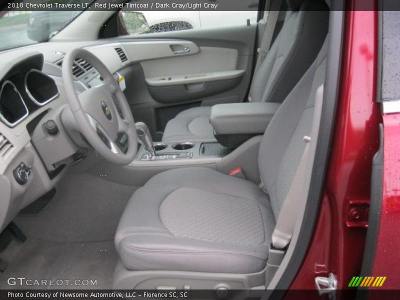 Red Jewel Tintcoat / Dark Gray/Light Gray 2010 Chevrolet Traverse LT