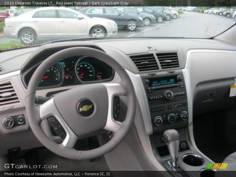 Red Jewel Tintcoat / Dark Gray/Light Gray 2010 Chevrolet Traverse LT